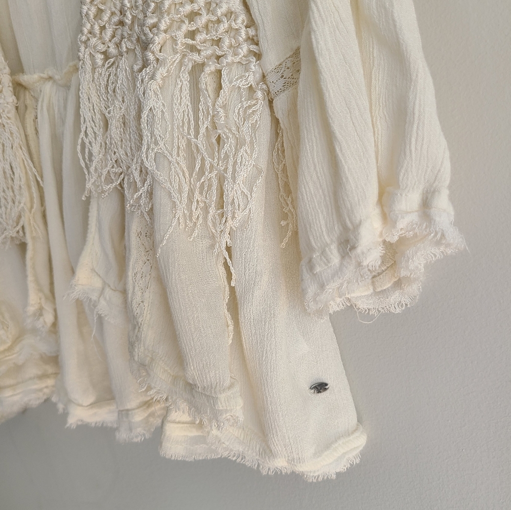 American Eagle Outfitters Open-Front Kimono Cardigan - Picture 4 of 4